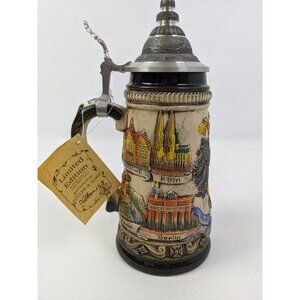 German Zoller & Born Limited Edition Beer Stein #4800/5000 Hand Painted